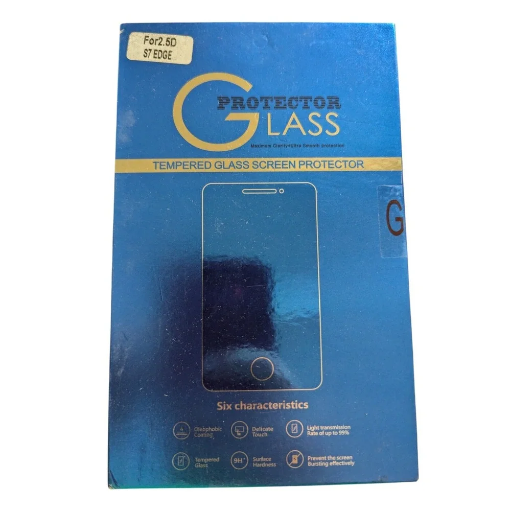 L1.  Glass Tempered Glass Clear Screen Protector For Samsung Galaxy S7 Edge‎